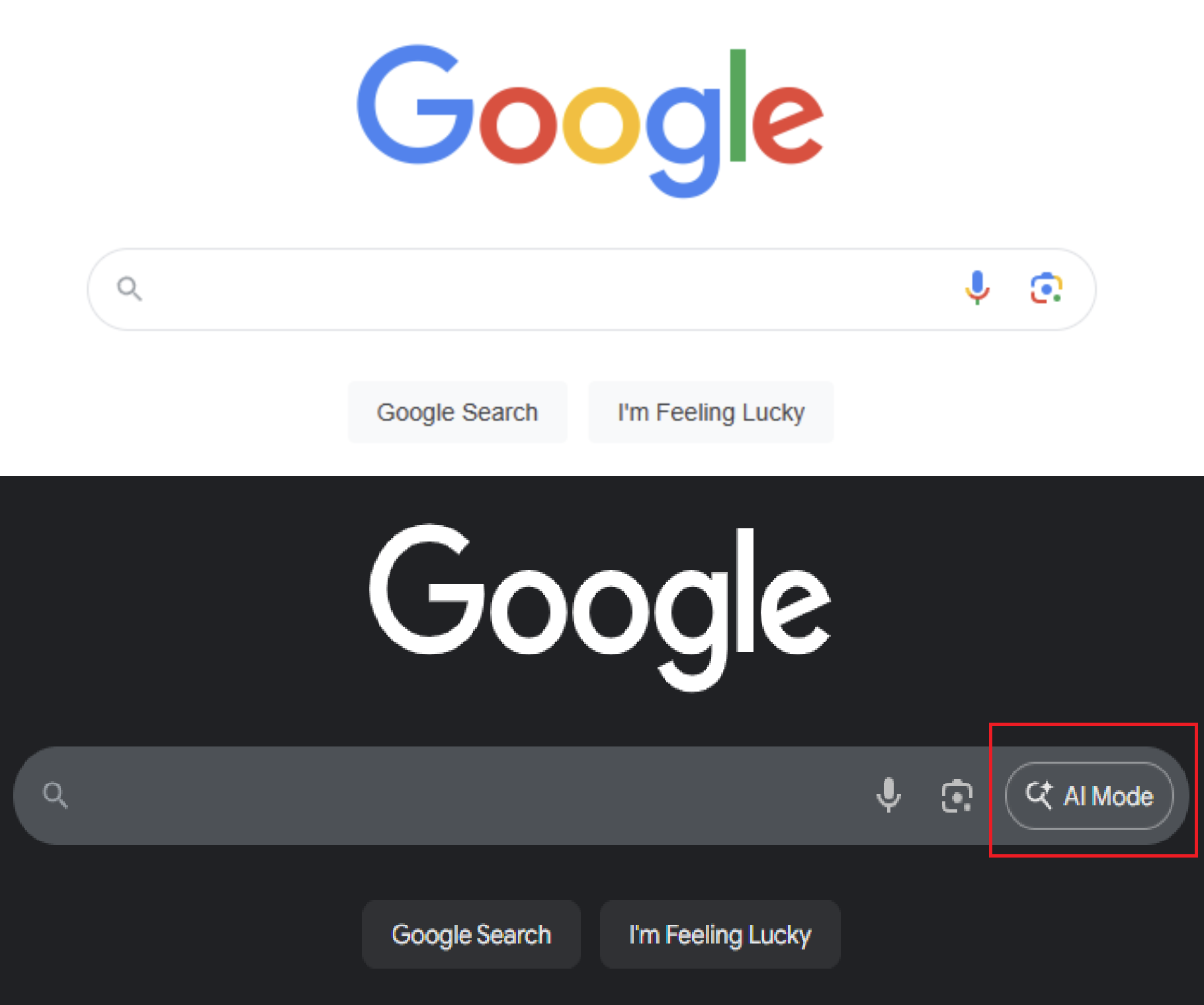 Google before 2025 and after 2025